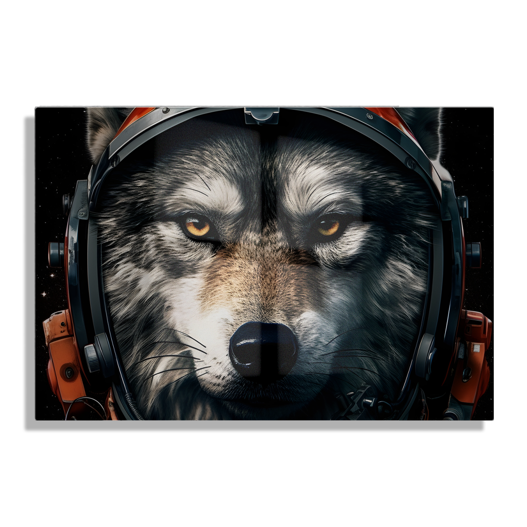 Cuadro Impreso Astronauta Animal